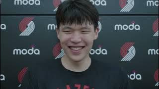 Hansen Yang Media Availability | July 5, 2025 | Portland Trail Blazers
