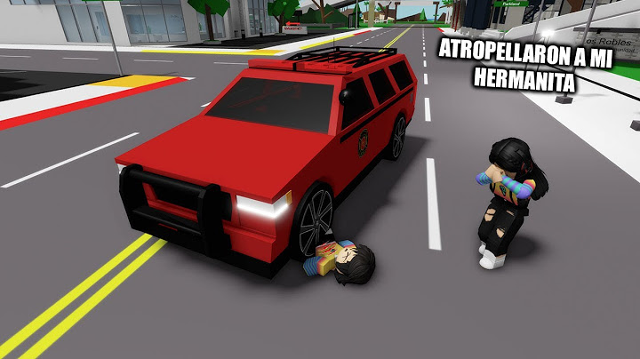 ATROPELLAN A MI HERMANITA Y PIERDE LA VIDA 😭 EN ROBLOX Triste Historia | paolazgames