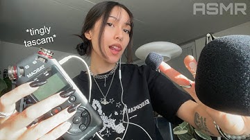 ASMR ☆ Fast & Chaotic Tascam (mic covers, teeth tapping, mouth sounds,..)