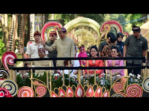 Presiden Jokowi Membuka Dan Melepas Pawai Pesta Kesenian Bali Ke-41, Denpasar, 15 Juni 2019
