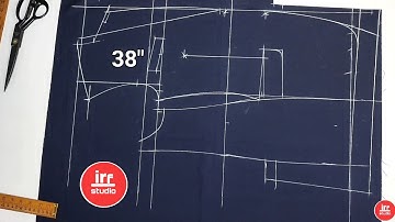 38" Size Coat Cutting || Coat Cutting Full Tutorial || How To Cut Gent