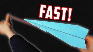 How To Make A Rubber Band Launching Paper Plane (World's fastest paper plane)