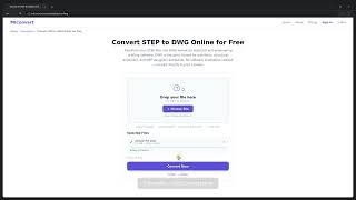 Free Online Tutorial: Convert STEP Format to DWG