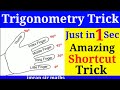 Trick To Remember Trigonometry Values | Trigonometry Palm Trick | Trigonometry Shortcut Tricks