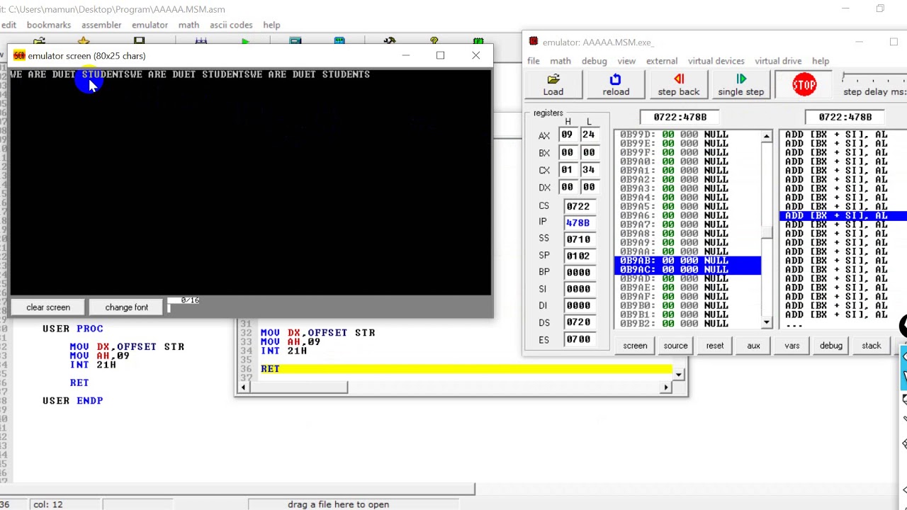 14.Procedure or function in assembly language | bangla - YouTube