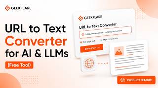 URL to Text Converter for AI & LLMs (Free Tool)