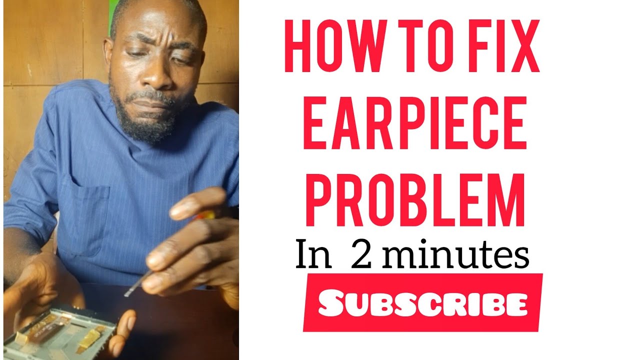 How to fix phone earpiece in 2 minute