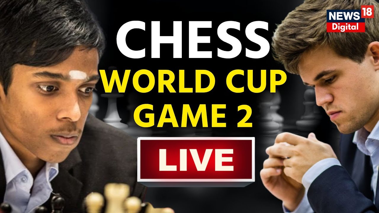 Praggnanandhaa Vs Carlsen Final, Chess World Cup Final 2023 LIVE Update