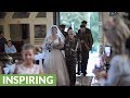 94-year-old WWII hero walks granddaughter down aisle at wedding