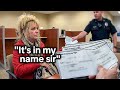 When a Bank Scamming Karen Gets Caught Red Handed and INSTANTLY Arrested