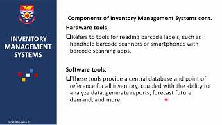 Logistics And Inventory Unit 4 Session 3