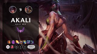 Akali Mid vs Twisted Fate - KR Master Patch 14.6