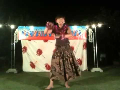 田舎でフラダンス2011(ソロPart2)