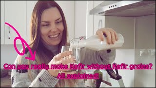 HOW TO MAKE KEFIR WITHOUT ANY KEFIR GRAINS