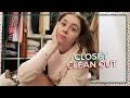 MAJOR closet clean out before I move!!! Vlogmas Day 13