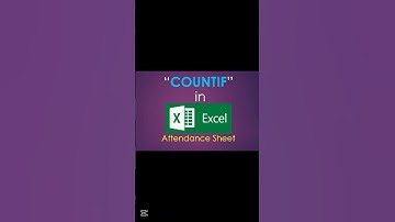 COUNTIF formula in Excel | excel | countif
