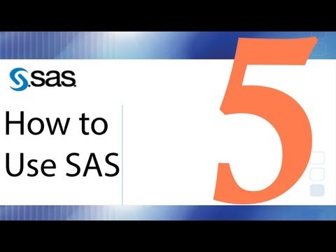 Video: Ano ang SAS data set?