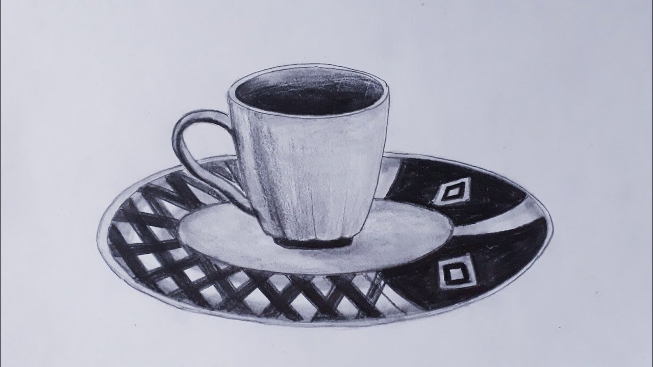 How to Draw a Cup of Tea - Easy Drawing Art