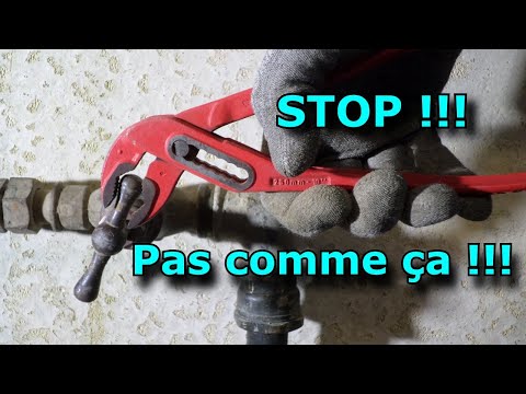 Vidéo: Comment débloquer une vanne d'arrêt d'eau ?