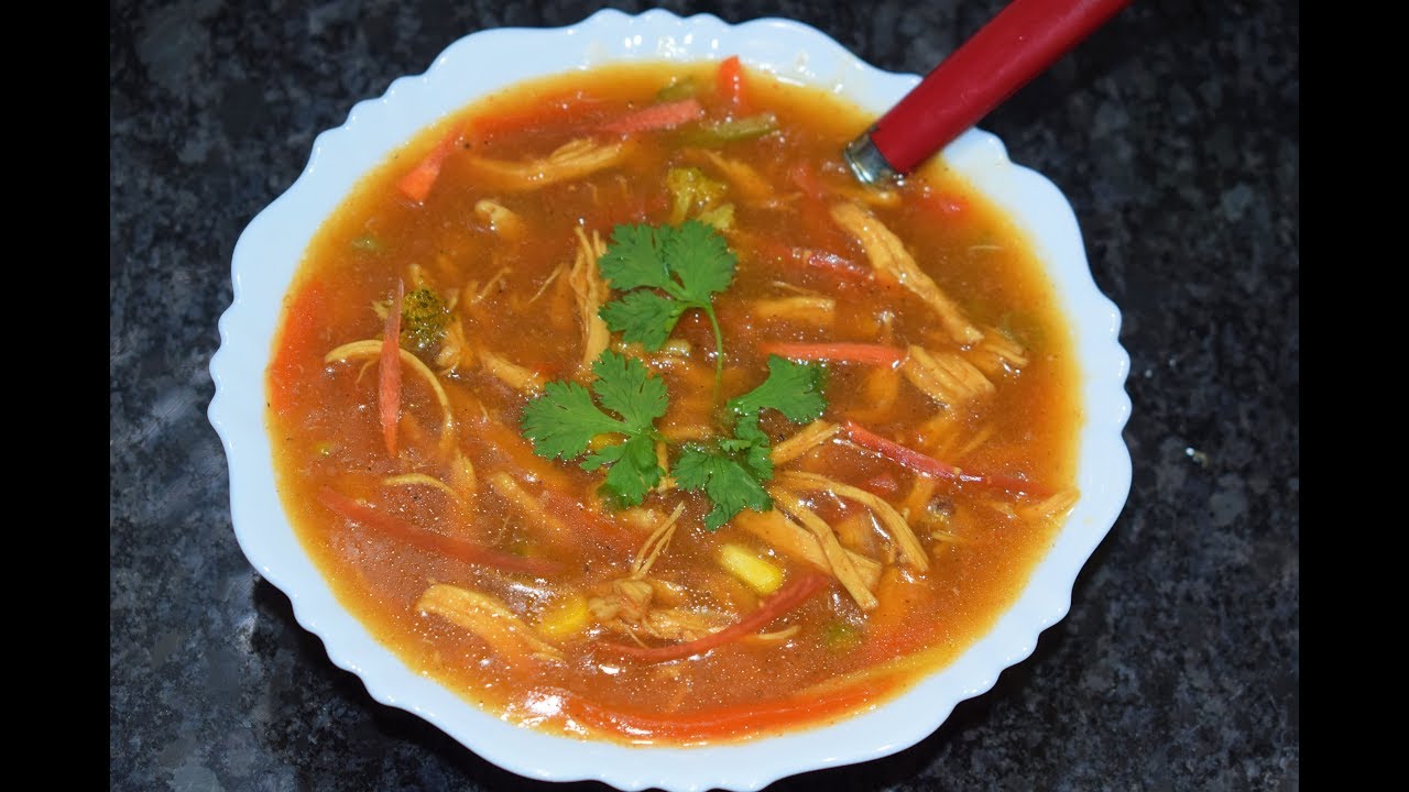 Hot And Sour Chicken Soup Winter Special Recipe Chicken Soup Recipe