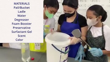 HOW TO MAKE LIQUID DETERGENT - PERFORMANCE TASK BY GR. 6 NEWTON GROUP 1I THE DIY BUDDIES