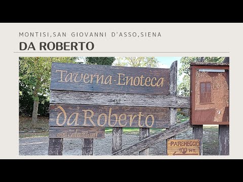 Ristorante -  San Giovanni d'Asso,Siena,Italy 【Da Roberto】