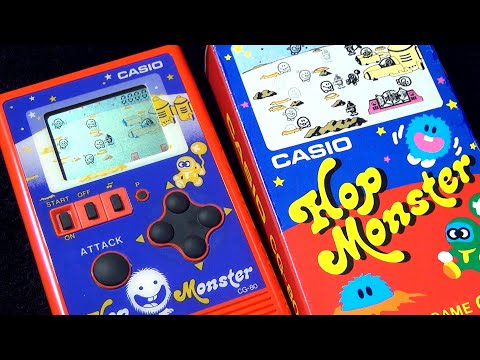 【激レア】CASIO Hop Monster ホップモンスター 専用箱付き 電子ゲーム】カシオ ホップモンスター ロボット シューティング