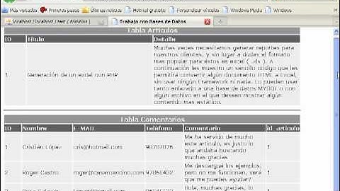 VideoTutorial 6 del Curso de PHP y MySQL