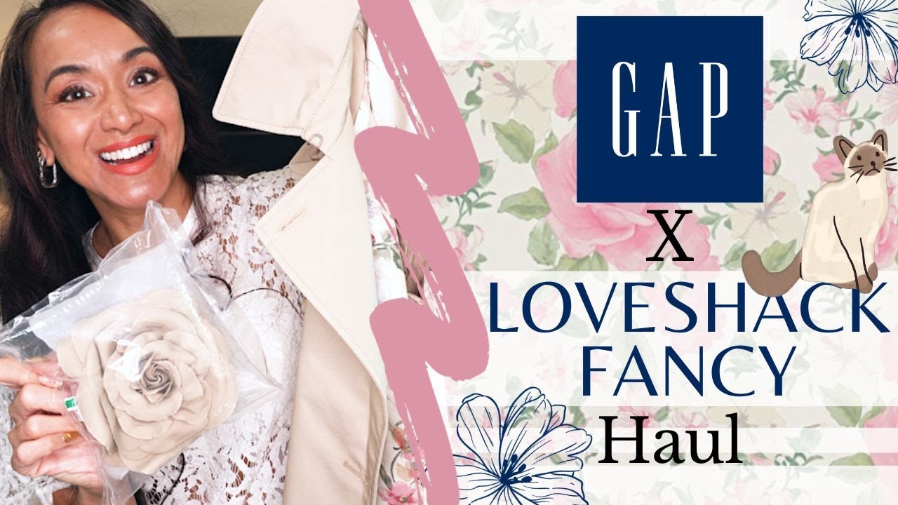 GAP X LoveShackFancy Haul - YouTube