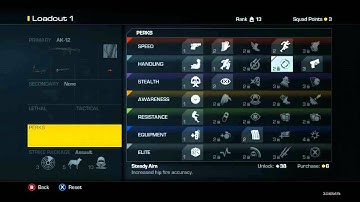 Call of Duty: Ghosts - Showing ALL Perks & more! - NEW! November 3rd