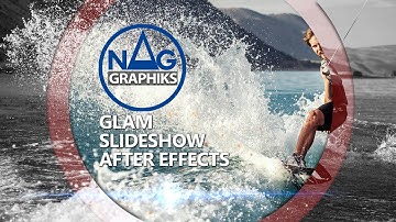 Glam Slideshow Nag graphiks No plugin After effects Project 23
