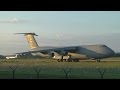USAF C-5 Galaxy takeoff from Budapest