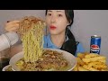 ASMR MUKBANG I 시금치+우삼겹 크림파스타🍝 고기러버 최고 조합😋 + 편안한 일상 이야기 #먹방 #우삼겹크림파스타 #꾸덕파스타 #소통먹방 #일상먹방 #고기파스타