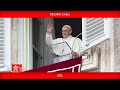 May 07 2023 Regina Coeli prayer Pope Francis + ASL