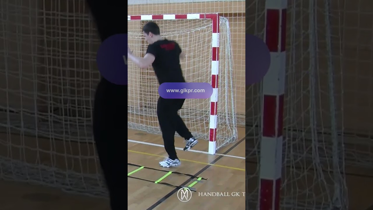 Agility ladder drills for handball goalkeeper 
