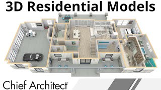 Residential Design 3D Models and Elevations