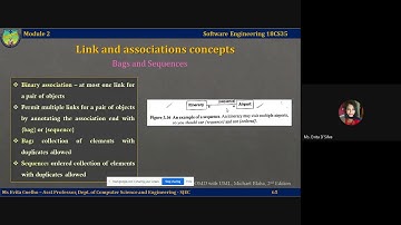 Lecture Video 2.3.7 - Ordering,  Bags, Sequence, Association Classes