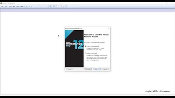 Typical Settings: Create Virtual Machine on VMWare Workstation
