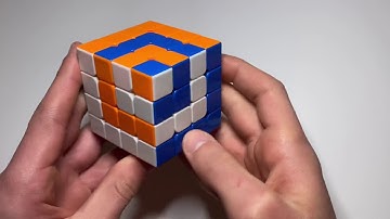 How to Make the Cube in a Cube Pattern on 4x4! (Updated Version)