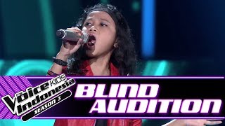 Qyra - The Spirit Carries On | Blind Auditions | The Voice Kids Indonesia Season 3 GTV 2018