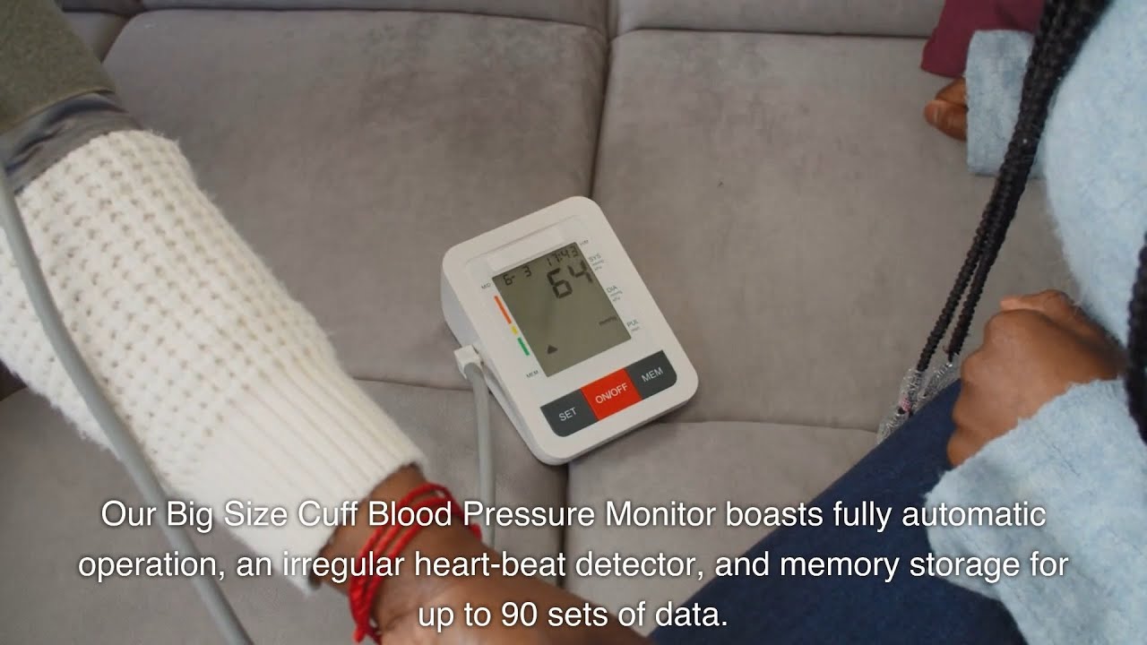 Your Partner in Health:Big Size Cuff Blood Pressure Monitor by Shanghai  Berry