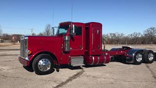 2021 Peterbilt 389 36' Coffin Sleeper 605 HP 2050 Torque Car Hauler Suspension SOLD