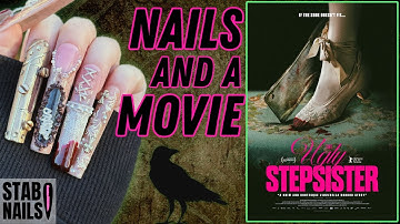 Victorian Horror Nails Inspired By The Ugly Stepsister (2025) | Liquid Nail, Chrome & 3D Molds