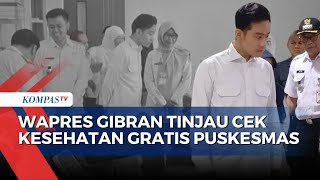 Wapres Gibran Tinjau Puskesmas di Blitar, Janjikan Bantuan Alat Kesehatan