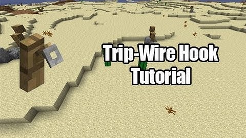 Minecraft   Tripwire Tutorial (EASY)   How To Use It!