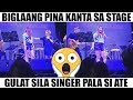 Pinakanta sa Stage, Singer pala si Ate