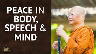 Download Lagu Peace in Body, Speech \u0026 Mind | Ajahn Anan | 27 Sep 2021 [Recorded in 2008] MP3