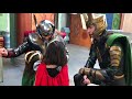 Little Thor and Little Loki visit Asgard at Disney California Adventure