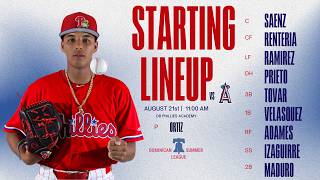 DSL PHILLIES vs DSL ANGELS | 8/21 @ 11:00 AM