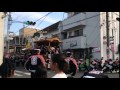 熊取 大久保 だんじり 試験曳き